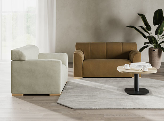 Magna sofas in a mental health lounge